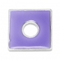 Preview: Scheibe eckig lila 25x25mm 7090.21.93