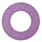Preview: Scheibe lila Rückseite Kreise 7090.78.31
