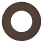 Preview: Scheibe braun Rückseite Kreise 7090.78.32