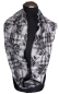 Preview: Loop Walkstoff Loopschal Baumwollfleece grau gefüttert edel exclusiv