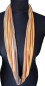 Preview: SCHLAUCHSCHAL LOOP SEIDENJERSEY 100% reine Seide beige-natur