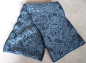 Preview: Loop Baumwolljaquard Loopschal Baumwollfleece blau gefüttert edel exclusiv
