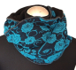 Preview: Loop Strickstoff Loopschal Baumwollfleece gefüttert edel exclusiv