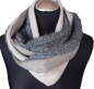 Preview: Loop Loopschal Schlauchschal 3 verschiedene Stoffe Unikat Boucle Walk Cashmere