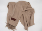 Preview: Schal Glatt beige 70% Viskose, 30% Cashmere