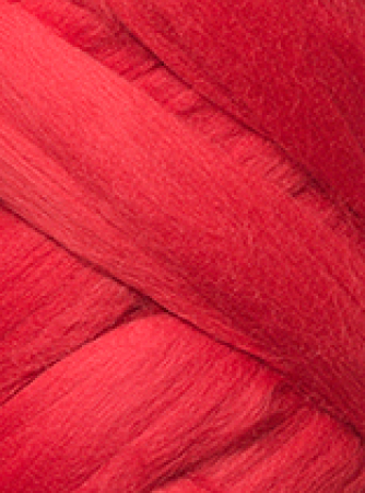 Preview: Kammzug Merino, 19.5mic ideal zum Nuno-Filzen tomatenrot 100% Wolle 1000g