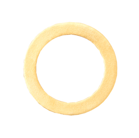 Preview: Scheibe gold rund klein Ornament 7090.78.54