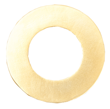 Preview: Scheibe gold rund 4 Ornament 7090.78.56