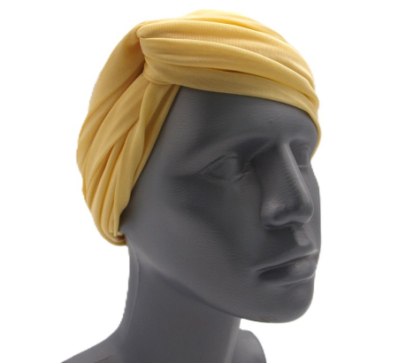 Preview: SCHLAUCHSCHAL LOOP SEIDENJERSEY 100% reine Seide gelb