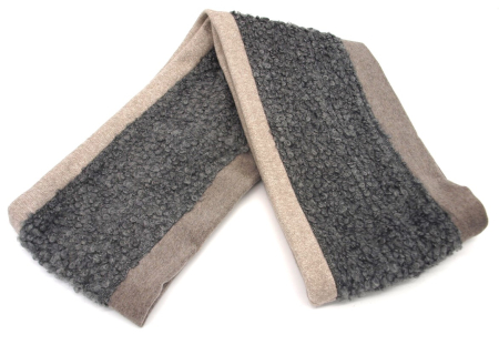Preview: Loop Loopschal Schlauchschal 3 verschiedene Stoffe Unikat Boucle Walk Cashmere