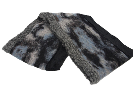 Preview: Loop Loopschal Schlauchschal 3 verschiedene Stoffe Unikat Boucle Walk Samt