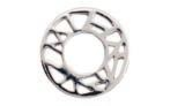 Scheibe silber Ornament klein 17mm  7090.37.81