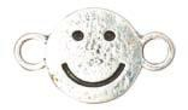 Smily silber 23x15mm 7090.67.83