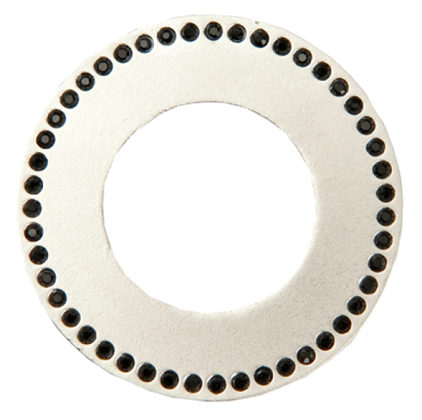 Strasskranz silber schwarz 7090.78.58