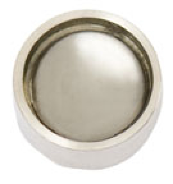 Aufsatz Tops Cabochon Glasstein grau klein 12mm 7090.26.14