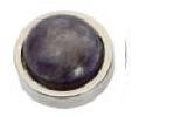 Aufsatz Tops Cabochon Halbedelstein Amethyst 12mm 7090.37.05