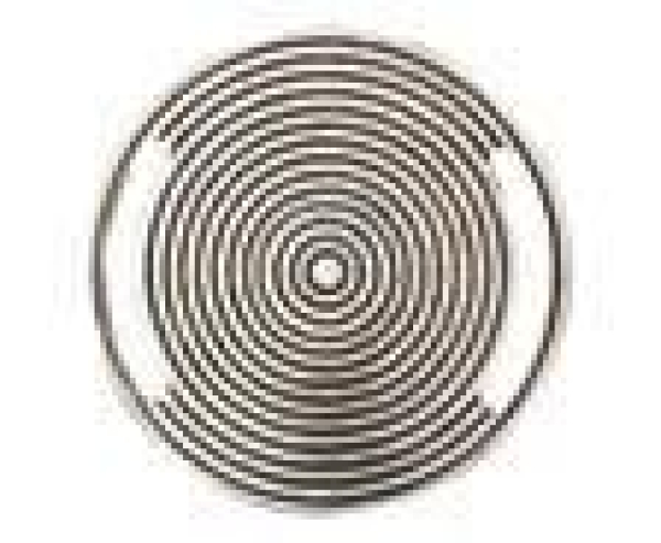 Scheibe mit Kreisen silber 29mm 7090.67.38