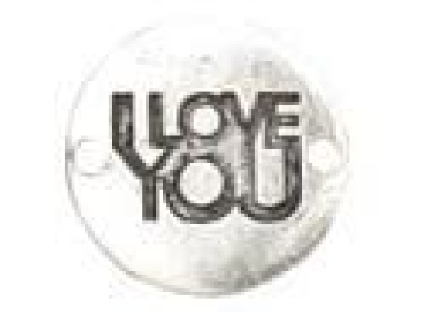 I Love You silber 30mm 7090.67.61