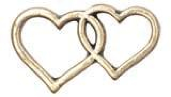 Herzen gold 26x16mm 7090.67.66