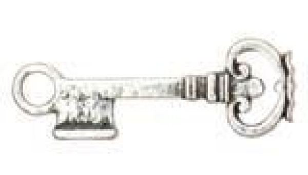 Schlüssel silber 31x11mm 7090.68.03