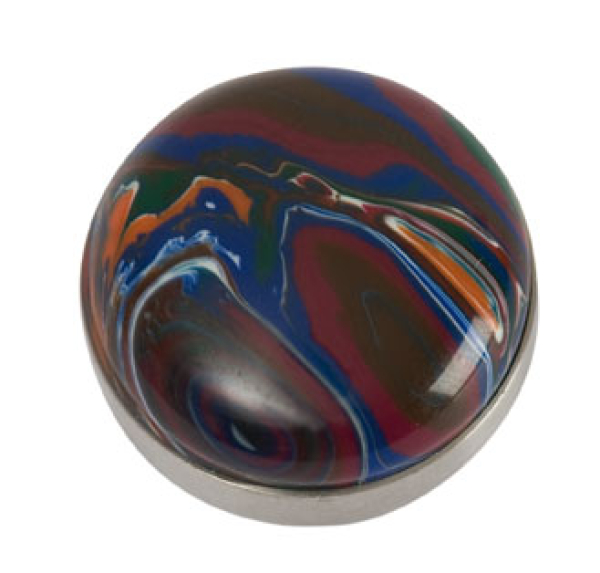 Aufsatz Tops Cabochon lila marmoriert 23mm 7090.26.30