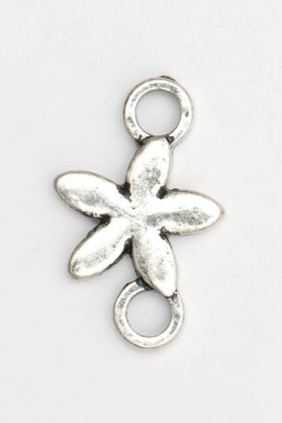 Blümchen silber 21x14mm 7090.68.19