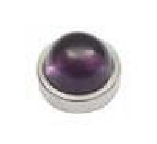 NEU! Aufsatz Tops Cabochon Glasstein violett klein 12mm  7090.70.10
