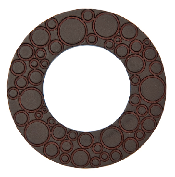 Scheibe braun Rückseite Kreise 7090.78.32