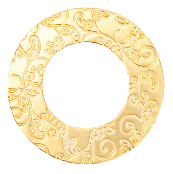 Scheibe gold rund 4 Ornament 7090.78.56