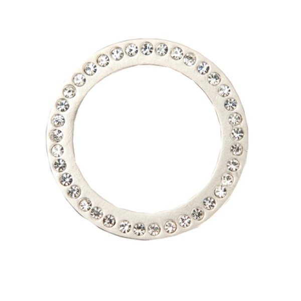 Strasskranz silber weiss klein 7090.78.59