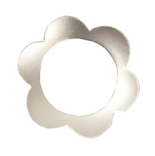 Scheibe silber weiss klein 7090.78.61