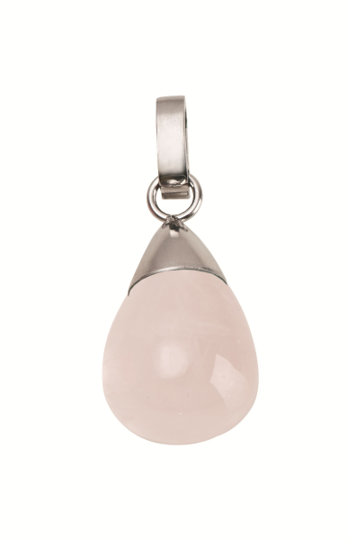 Anhänger Rosenquarz mit Kappe 7090.88.03