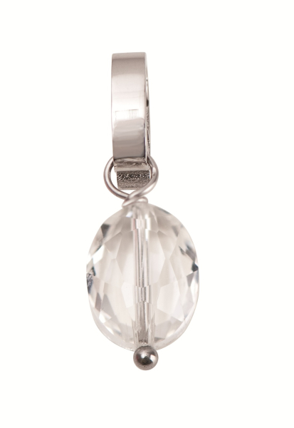 Anhänger Glas mit Clip transparent  7090.88.19