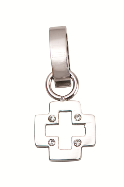 Anhänger Kreuz Strass mit Clip  7090.88.50