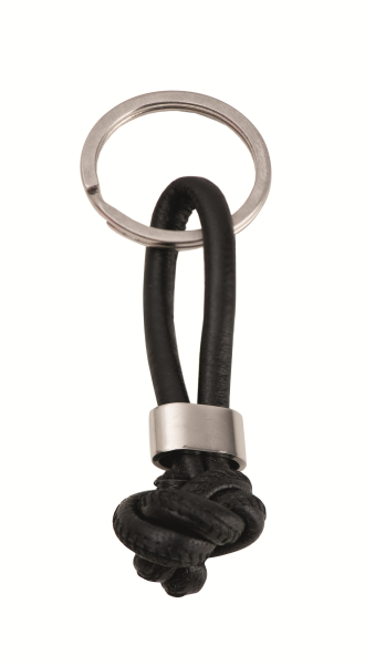 Schlüsselanhänger Leder Soft. Schwarz  7090.88.69