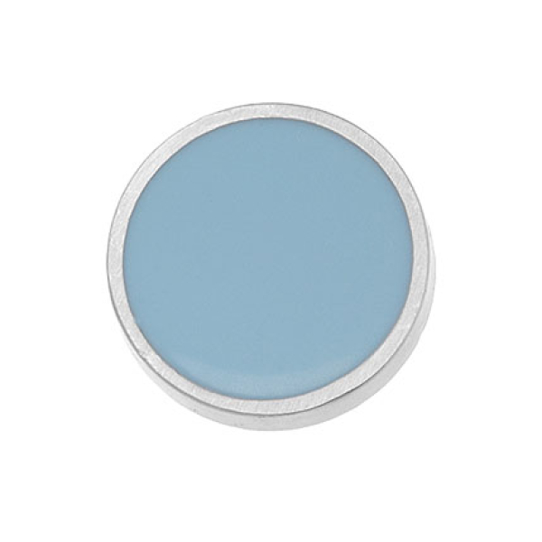 Aufsatzscheibe emailliert türkis matt Ø 20, H 6mm 7090.21.56
