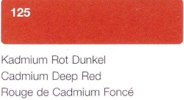 RICO PRATO ACRYLIC ACRYLFARBE KADMIUM ROT DUNKEL 100ml
