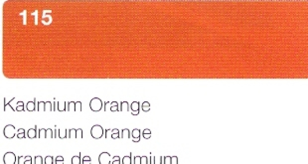 RICO PRATO ACRYLIC ACRYLFARBE KADMIUM ORANGE 100ml
