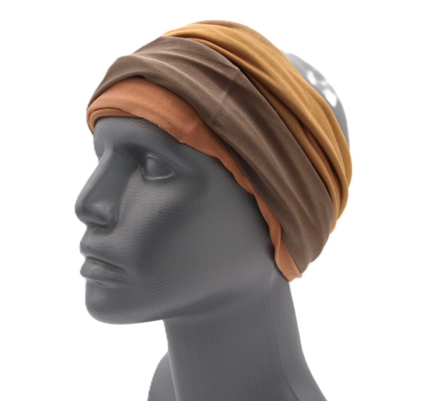 SCHLAUCHSCHAL LOOP SEIDENJERSEY 100% reine Seide beige-natur
