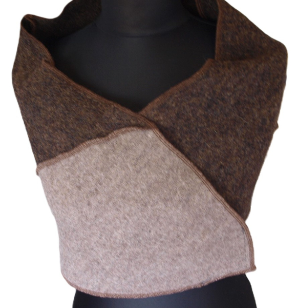 Hüftgürtel, Hüftschmeichler, Cacheur braun mit beige