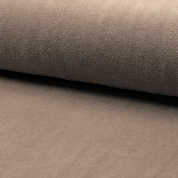 Nickistoff taupe 80% BW 20% Polyester  150 breit