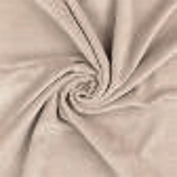 Nickistoff beige 80% BW 20% Polyester  150 breit