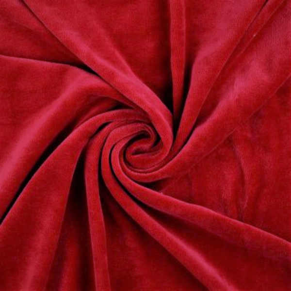 Nickistoff rot 80% BW 20% Polyester  150 breit