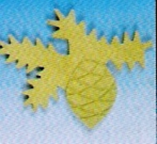 Tannenzweig, MDF Holzdekor von Rico, Weihnachten 06956.00.04