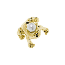 Aufsatz Krone Element Frosch goldfarben 14x7mm 7090.21.22