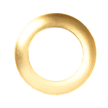 Scheibe gold rund gebogen 7090.78.50