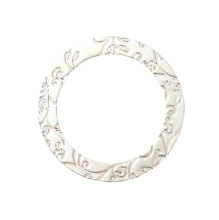 Scheibe silber rund klein Ornament 7090.78.53