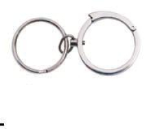 Schlüsselanhänger  Edelstahl mit Ring 2,2 cm 7090.43.53