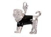 Mops mit Strass Anhänger Big Charms 7090.43.11 Rico
