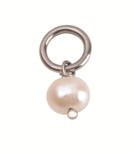 Anhänger Echte Perle mit Ring weiss 7090.88.28